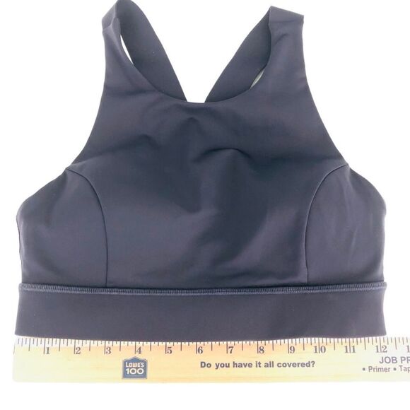 Lululemon Fast & Free Bra (Nulux) Black Grape - Picture 9 of 11